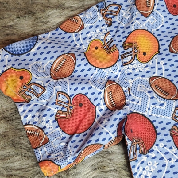 Med + Wear Football Theme Scrub - Picture 4 of 5